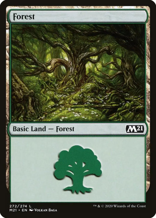 Forest (272) [Core Set 2021] - MTG Single