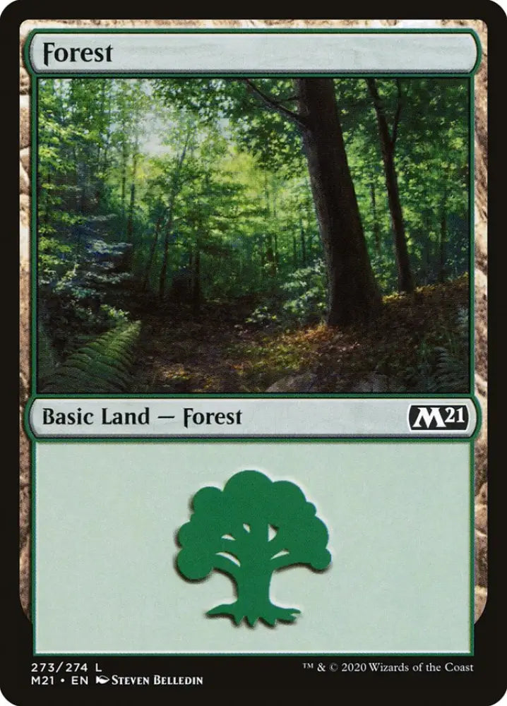 Forest (273) [Core Set 2021] - MTG Single