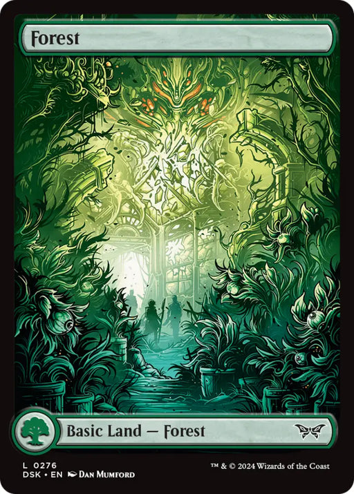 Forest (276) - Full Art [Duskmourn: House of Horror] - MTG Single