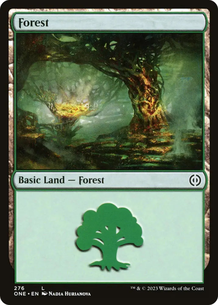 Forest (276) [Phyrexia: All Will Be One] - MTG Single