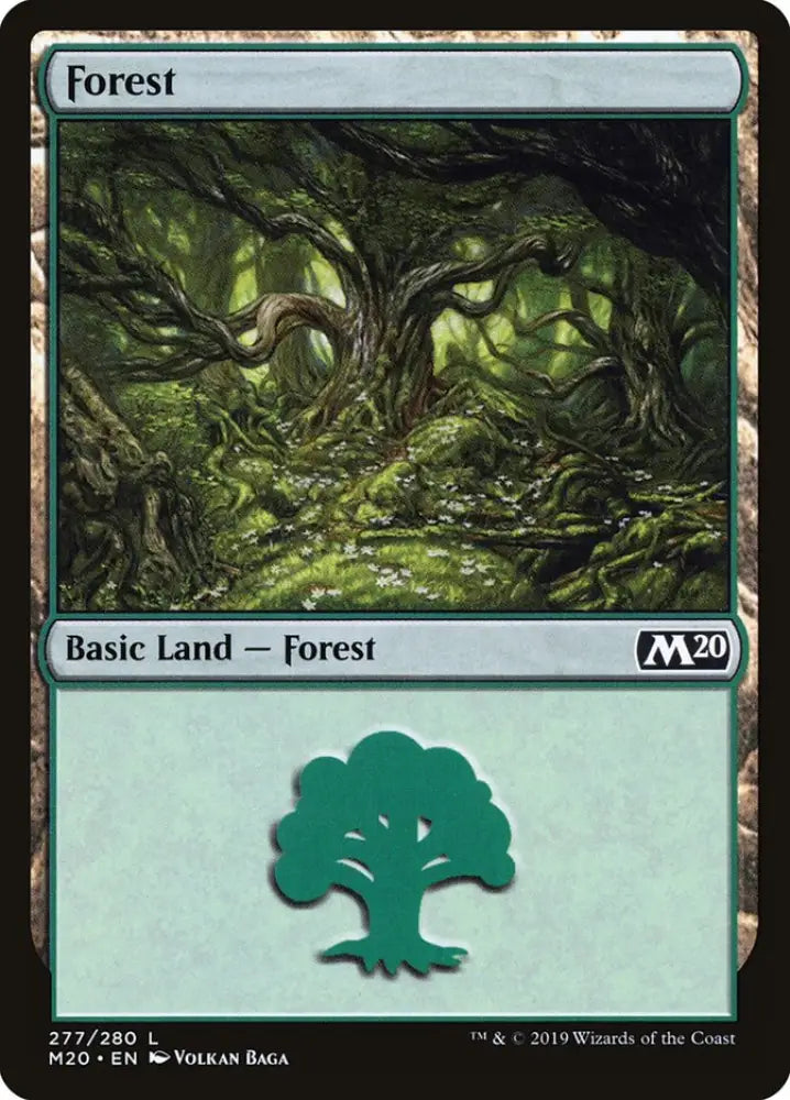Forest (277) [Core Set 2020] - MTG Single