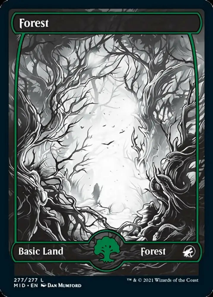 Forest (277) [Innistrad: Midnight Hunt] - MTG Single