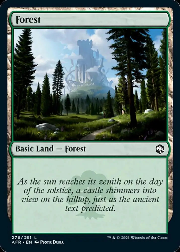 Forest (278) [Dungeons & Dragons: Adventures in the Forgotten Realms] - MTG Single