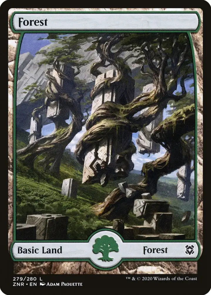 Forest (279) [Zendikar Rising] - MTG Single