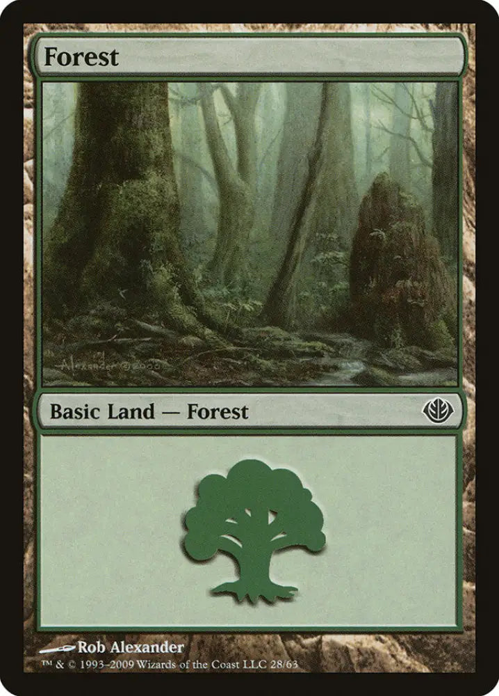 Forest (28) [Duel Decks: Garruk vs. Liliana] - MTG Single