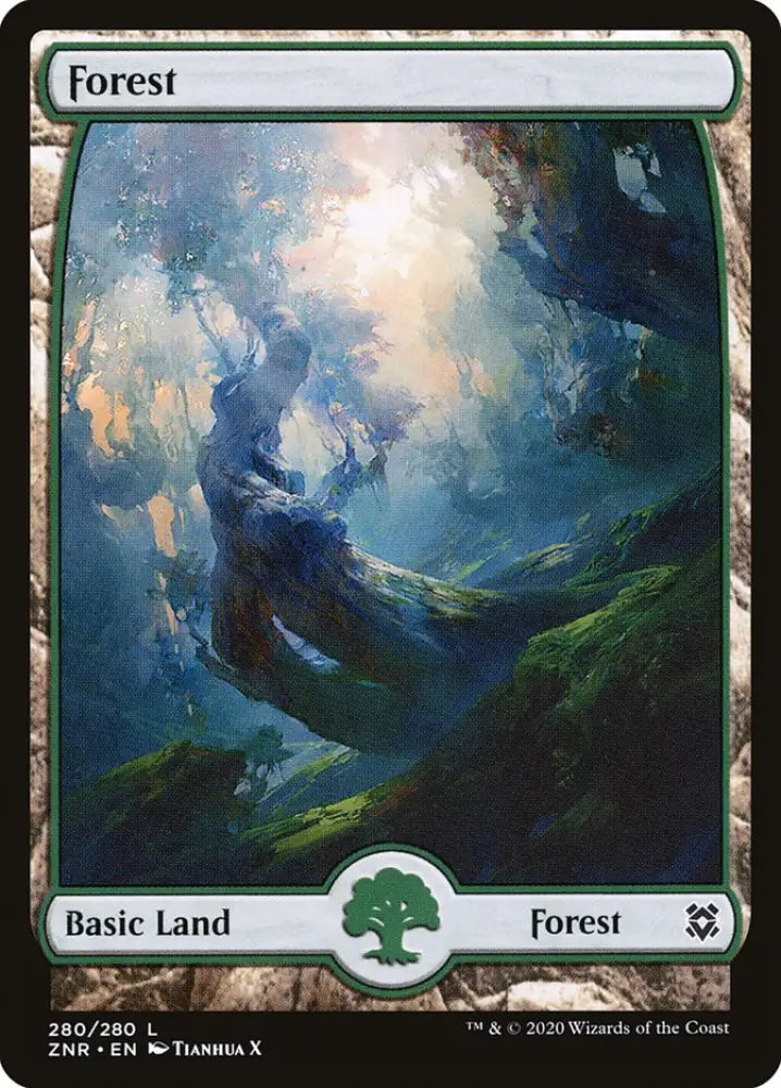 Forest (280) [Zendikar Rising] - MTG Single