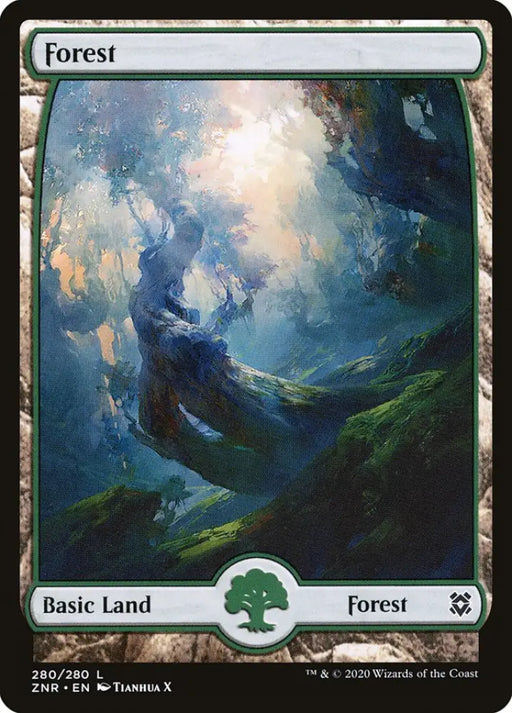 Forest (280) [Zendikar Rising] - MTG Single
