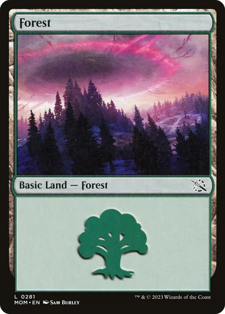 Forest (281) [March of the Machine] - MTG Single