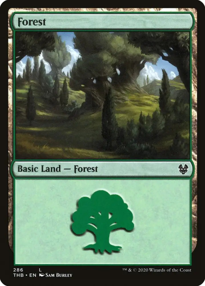 Forest (286) [Theros Beyond Death] - MTG Single