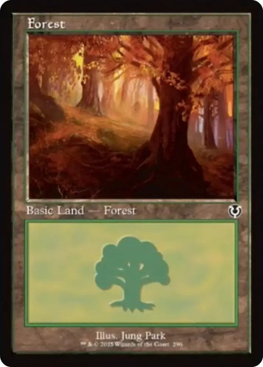 Forest (296) (Retro Frame) [Innistrad Remastered] - MTG Single