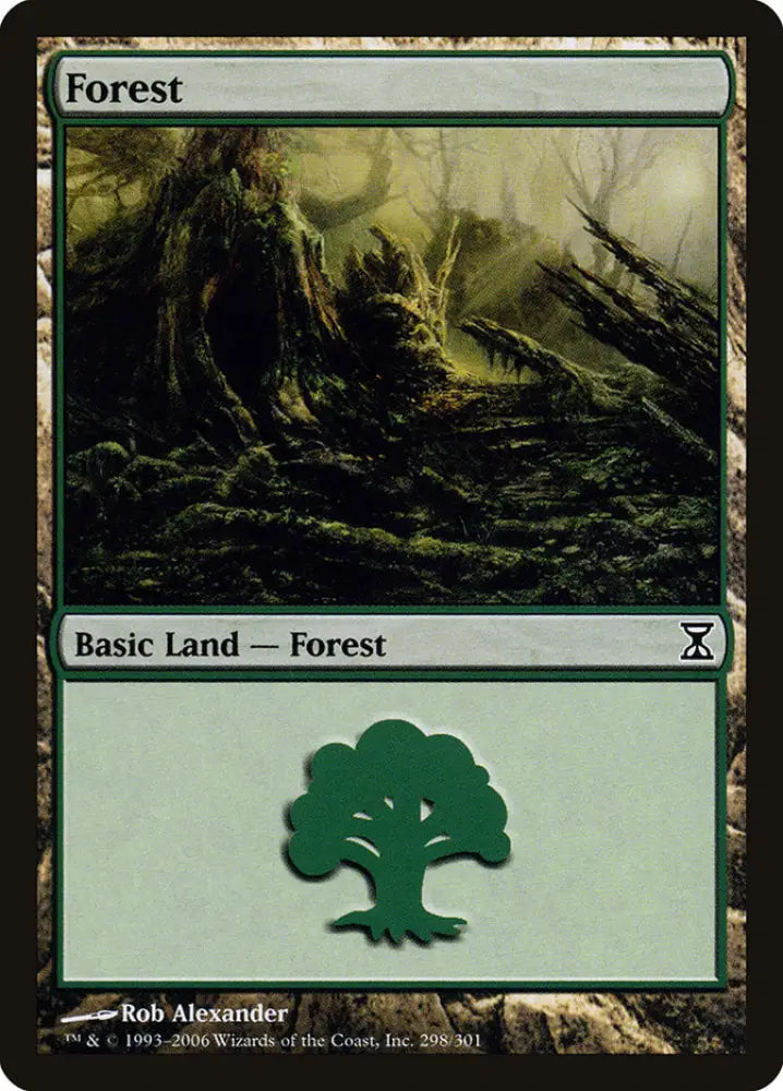 Forest (298) [Time Spiral] - MTG Single