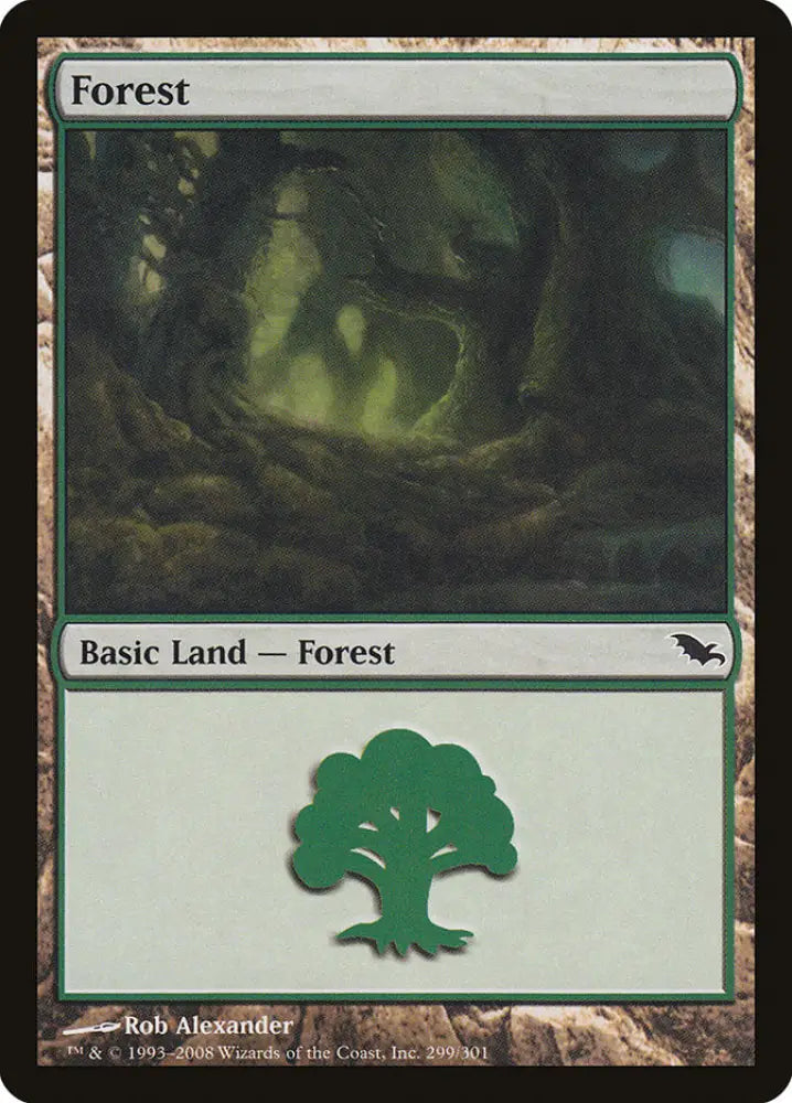 Forest (299) [Shadowmoor] - MTG Single