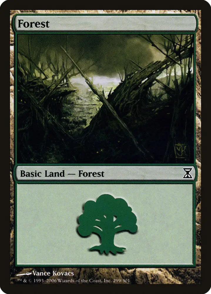 Forest (299) [Time Spiral] - MTG Single