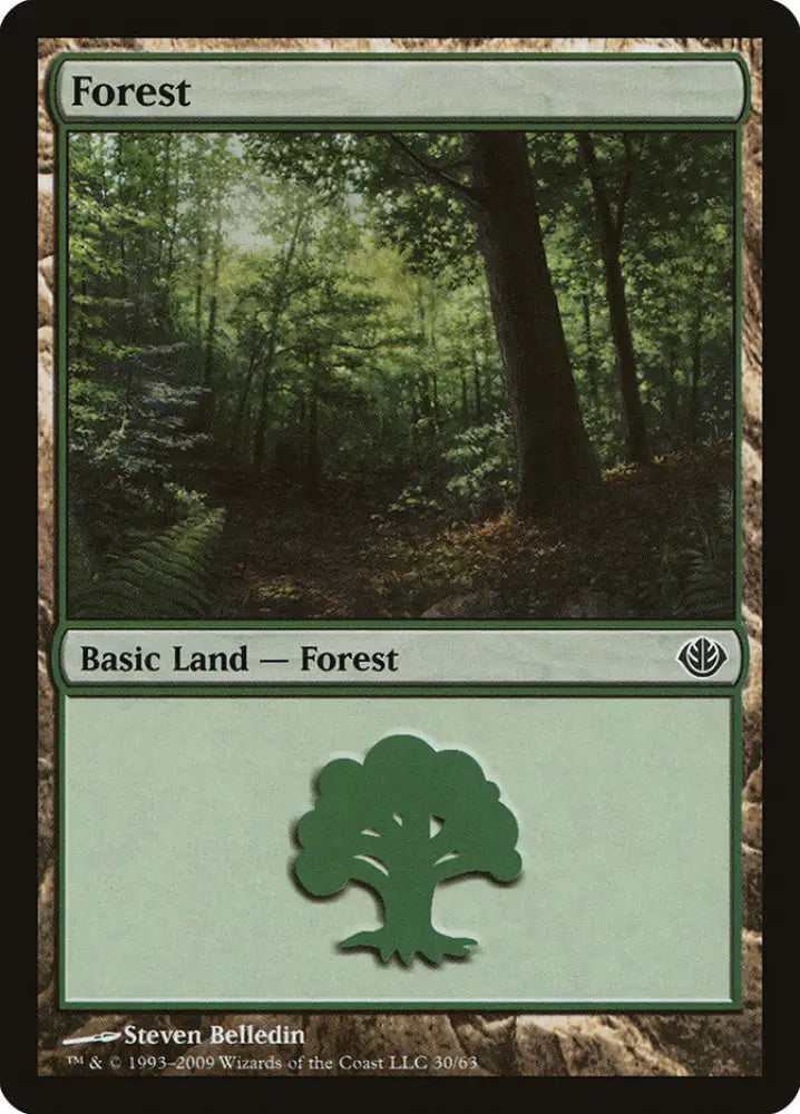 Forest (30) [Duel Decks: Garruk vs. Liliana] - MTG Single