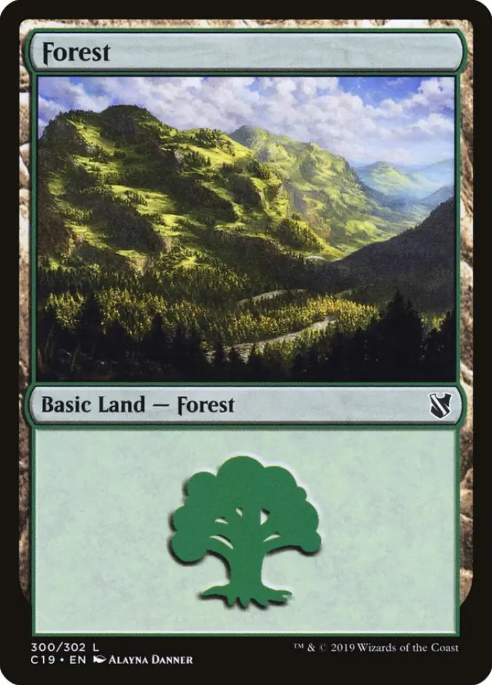 Forest (300) [Commander 2019] - MTG Single