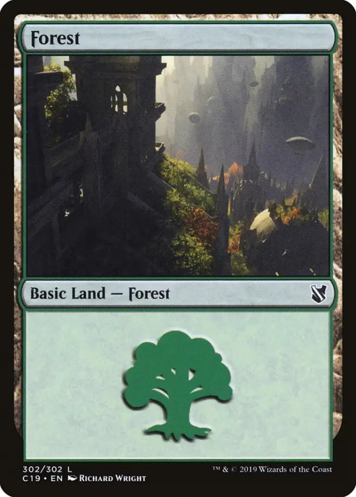 Forest (302) [Commander 2019] - MTG Single