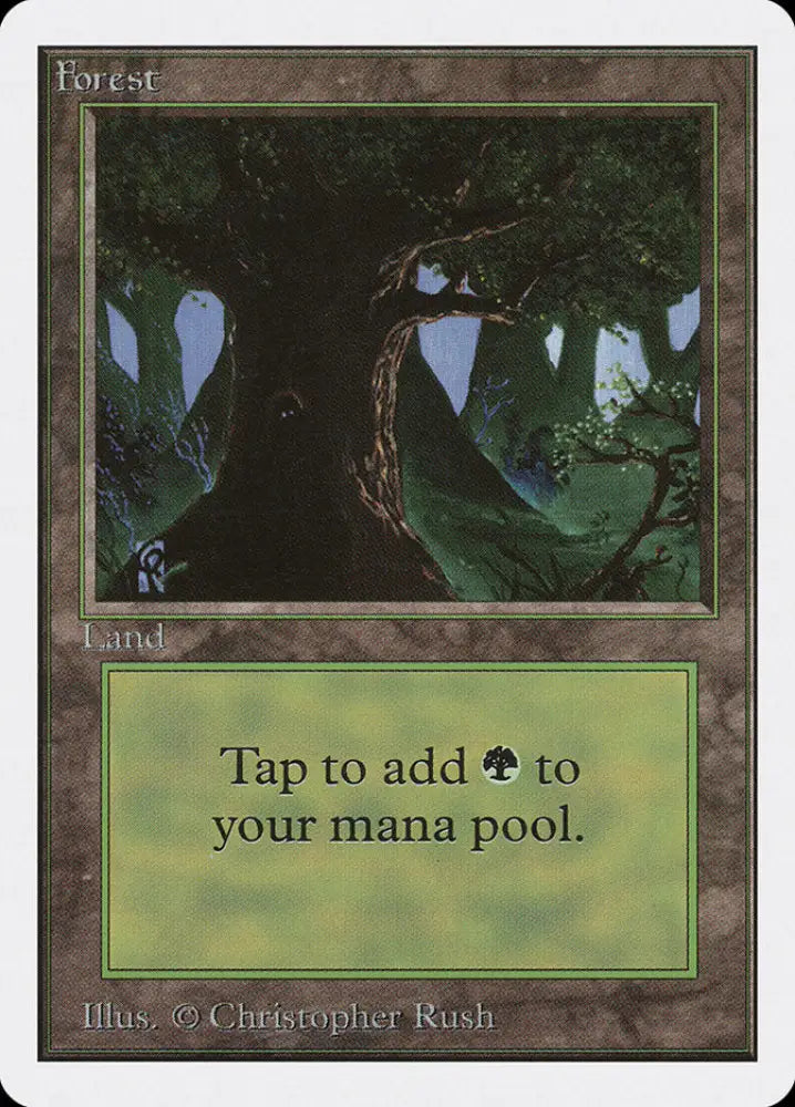Forest (302) [Unlimited Edition] - MTG Single