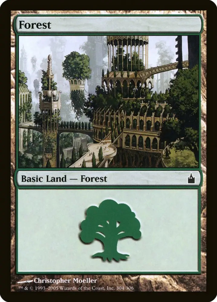 Forest (304) [Ravnica: City of Guilds] - MTG Single