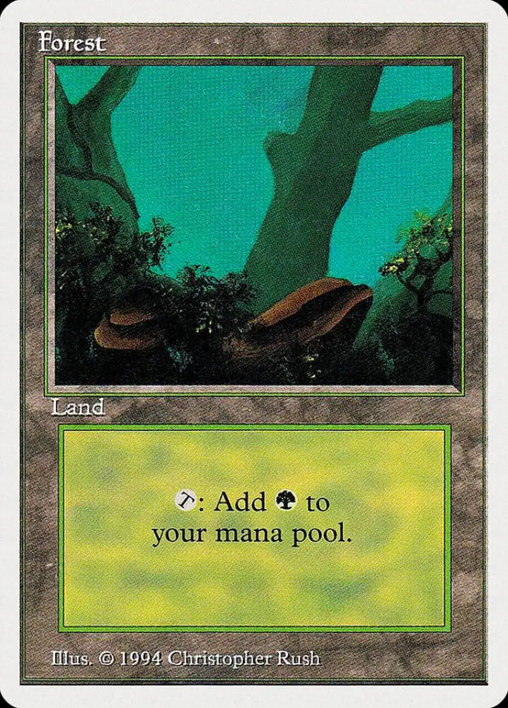 Forest (304) [Summer Magic / Edgar] - MTG Single