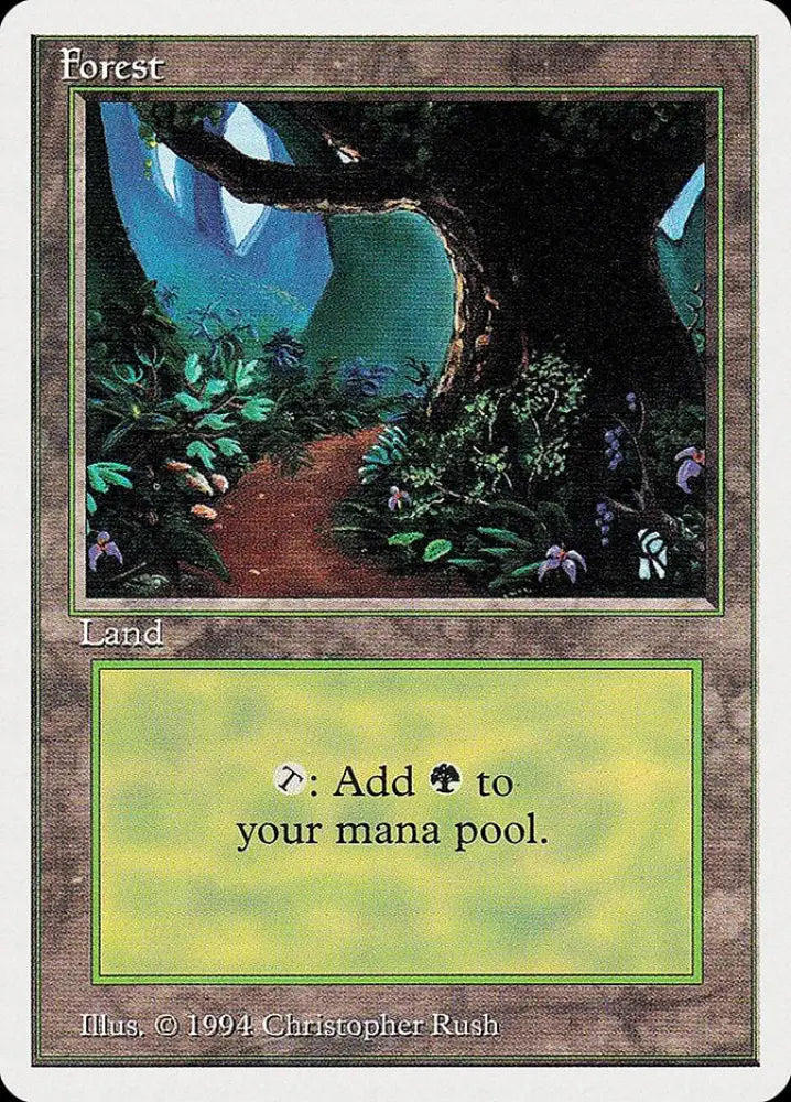 Forest (305) [Summer Magic / Edgar] - MTG Single
