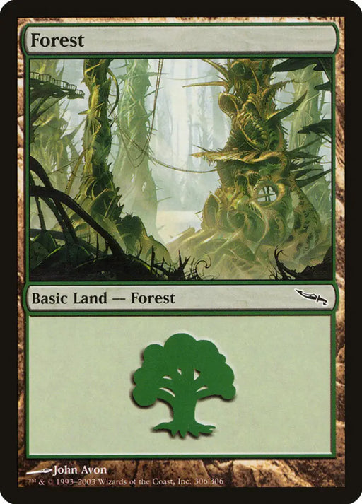 Forest (306) [Mirrodin] - MTG Single