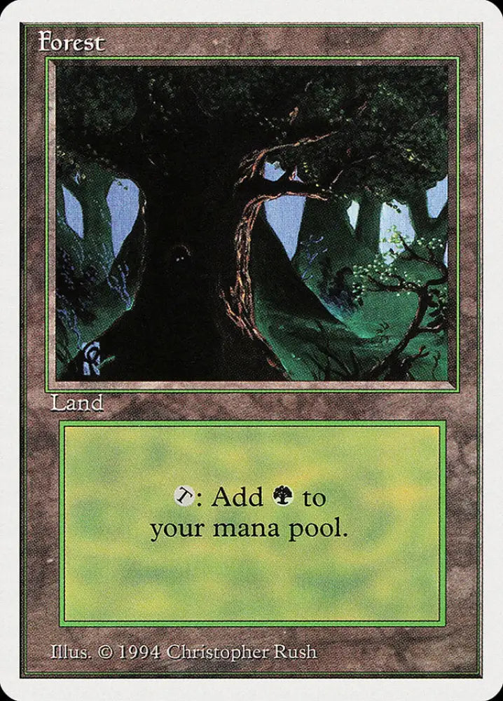 Forest (306) [Summer Magic / Edgar] - MTG Single