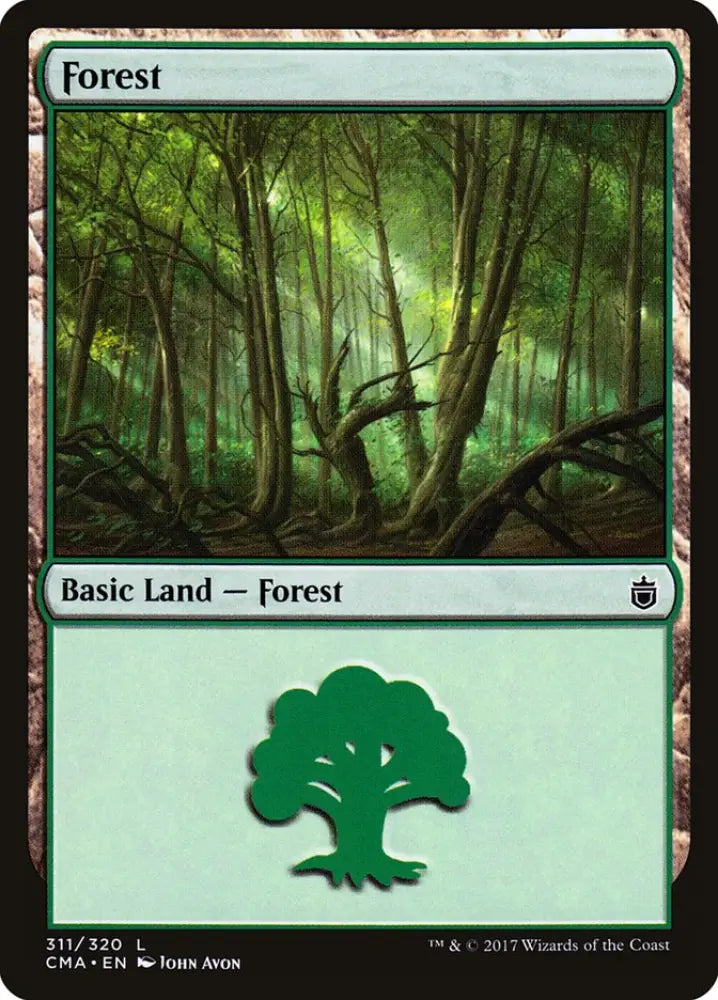 Forest (311) [Commander Anthology] - MTG Single