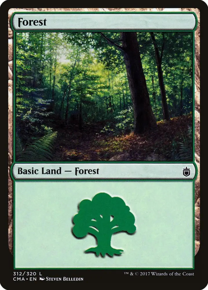 Forest (312) [Commander Anthology] - MTG Single