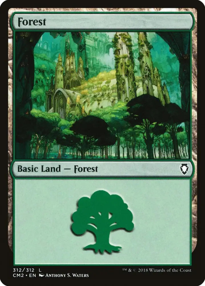 Forest (312) [Commander Anthology Volume II] - MTG Single