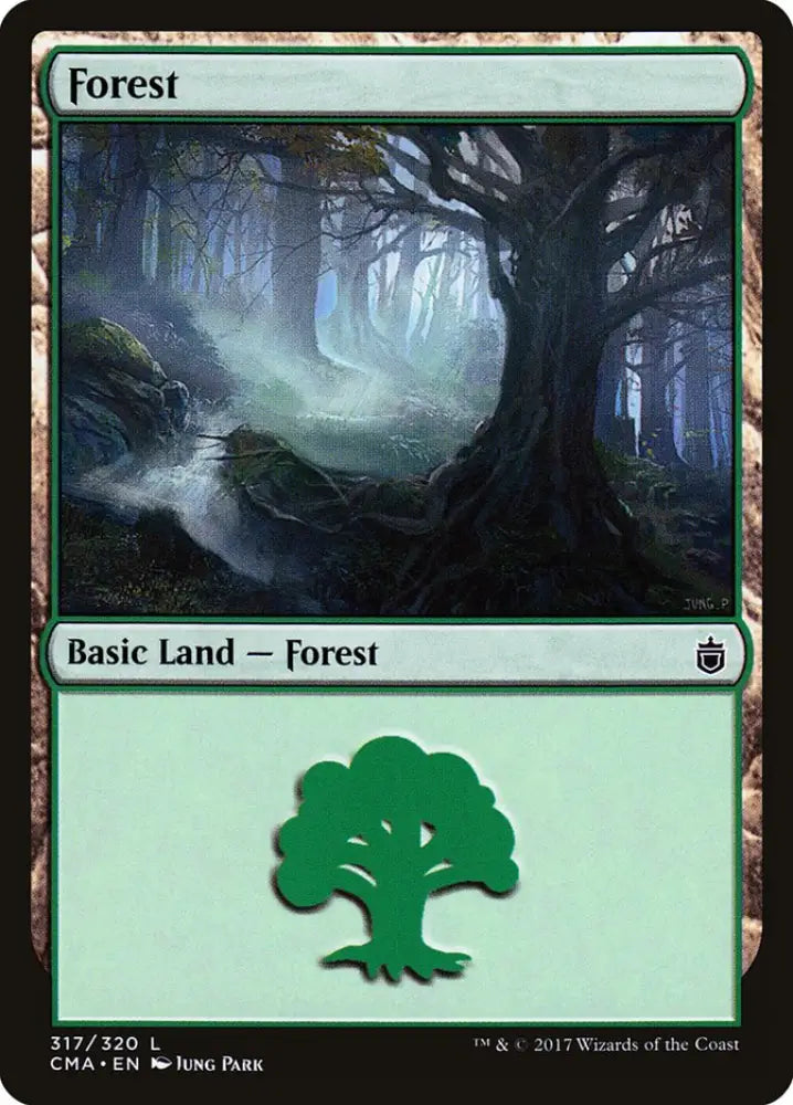 Forest (317) [Commander Anthology] - MTG Single