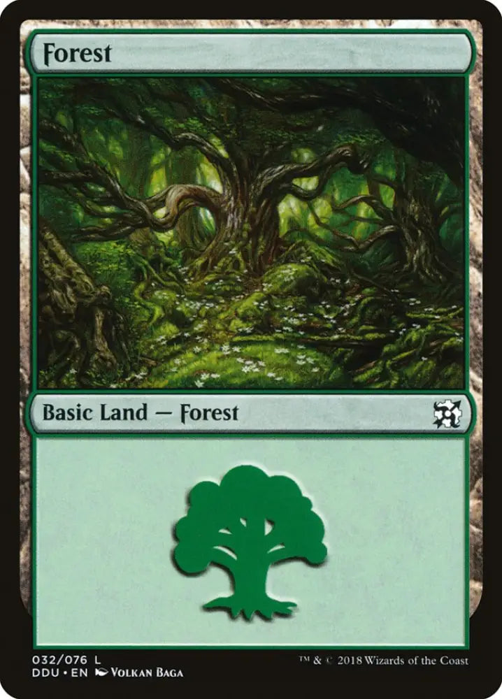 Forest (32) [Duel Decks: Elves vs. Inventors] - MTG Single
