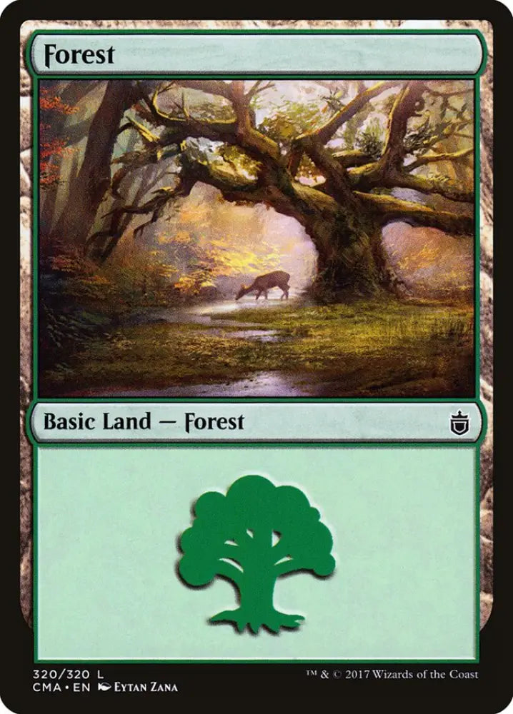 Forest (320) [Commander Anthology] - MTG Single
