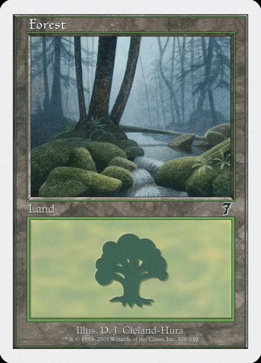 Forest (328) [Seventh Edition] - MTG Single