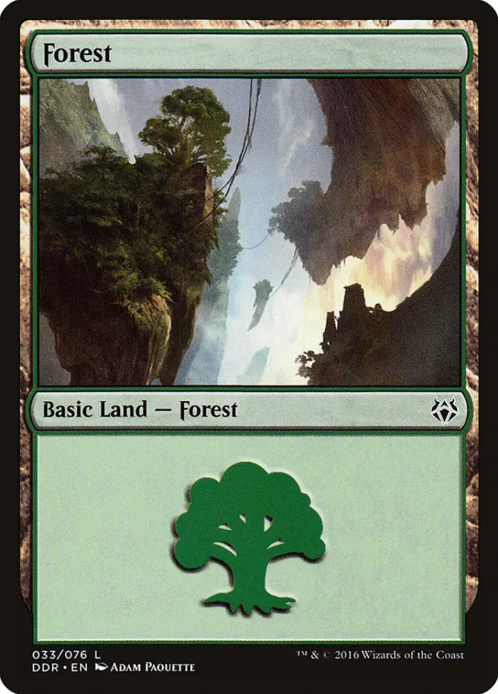 Forest (33) [Duel Decks: Nissa vs. Ob Nixilis] - MTG Single