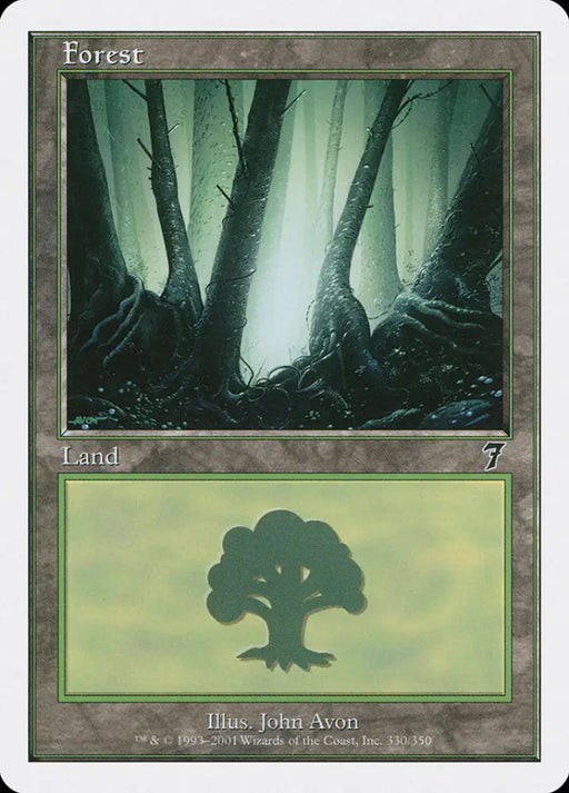 Forest (330) [Seventh Edition] - MTG Single