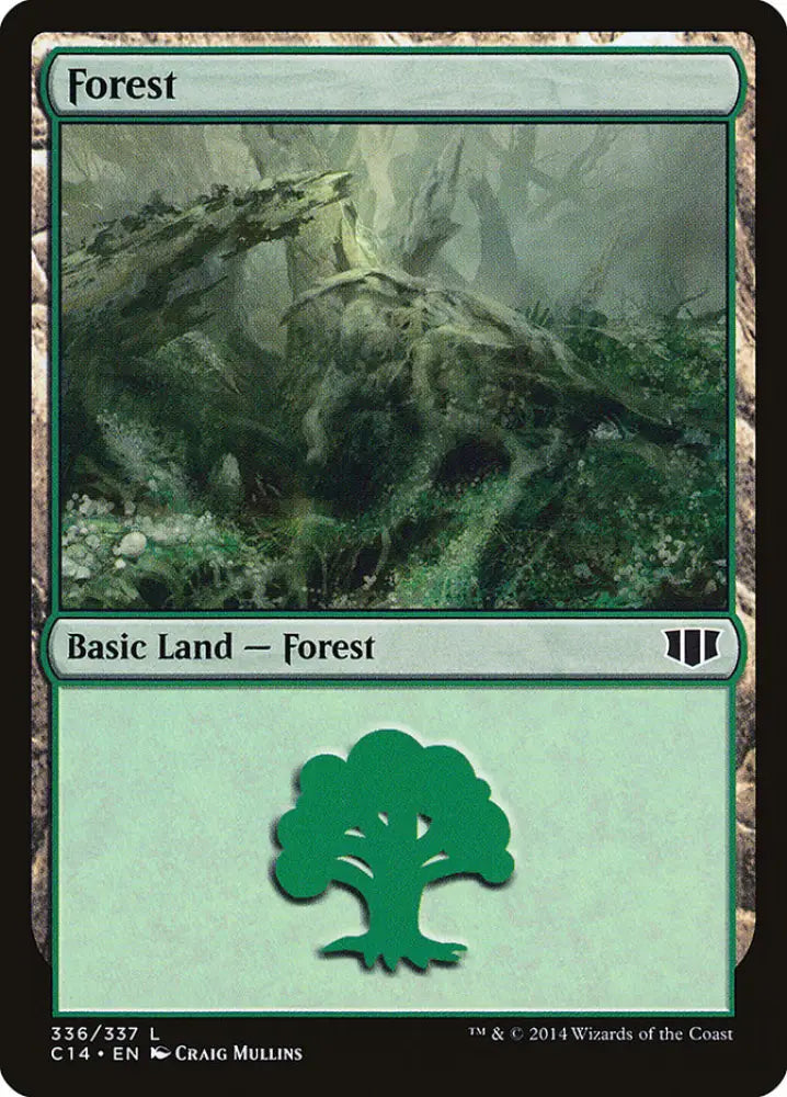 Forest (336) [Commander 2014] - MTG Single