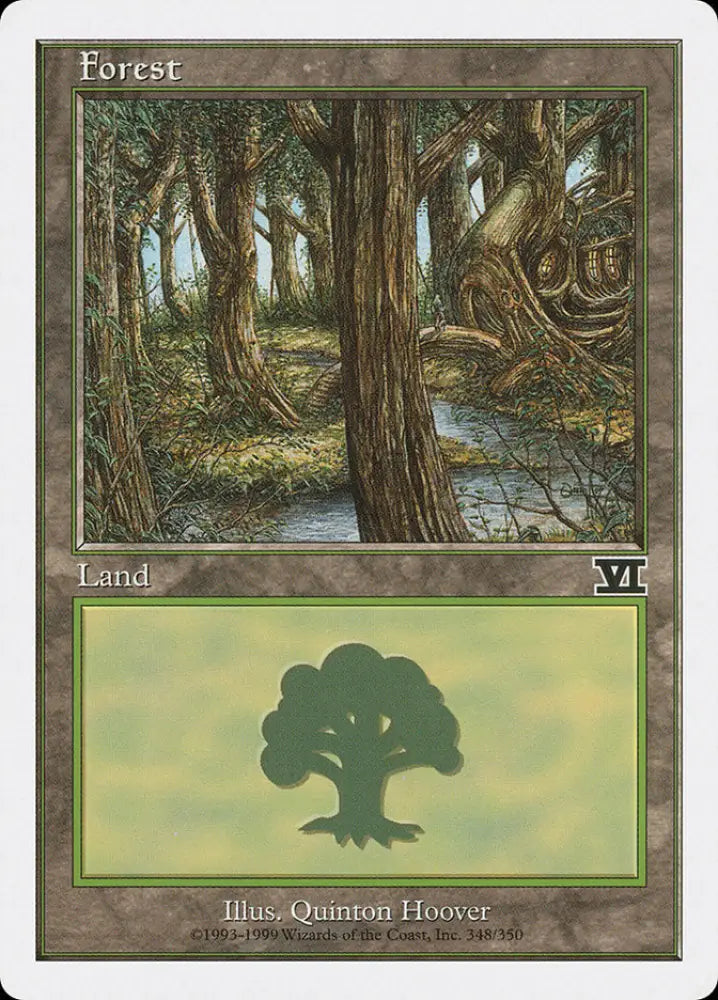 Forest (348) [Classic Sixth Edition] - MTG Single