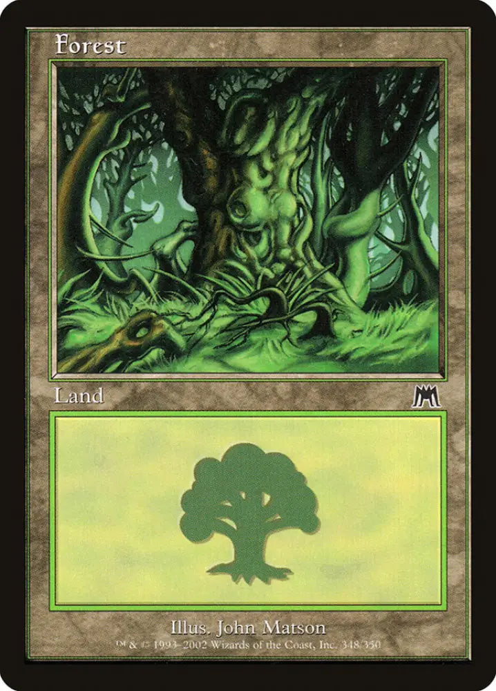 Forest (348) [Onslaught] - MTG Single