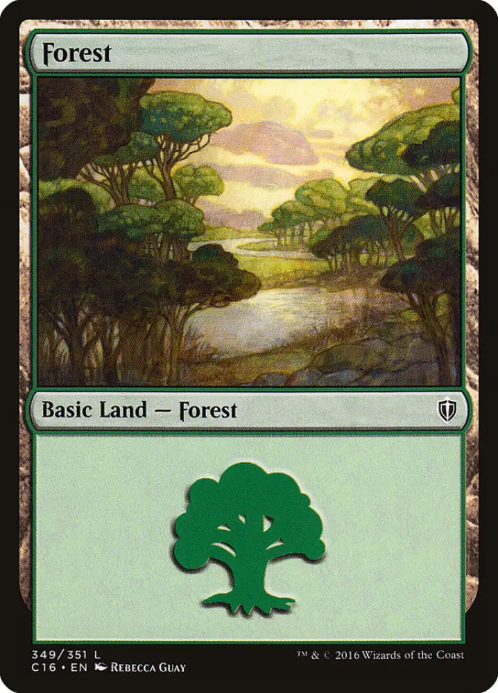 Forest (349) [Commander 2016] - MTG Single