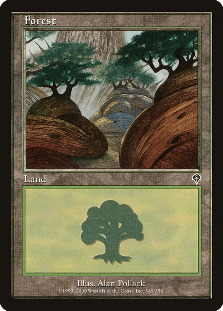 Forest (349) [Invasion] - MTG Single