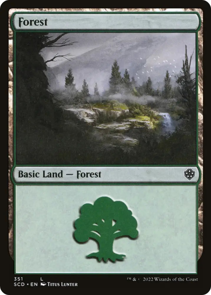 Forest (351) [Starter Commander Decks] - MTG Single