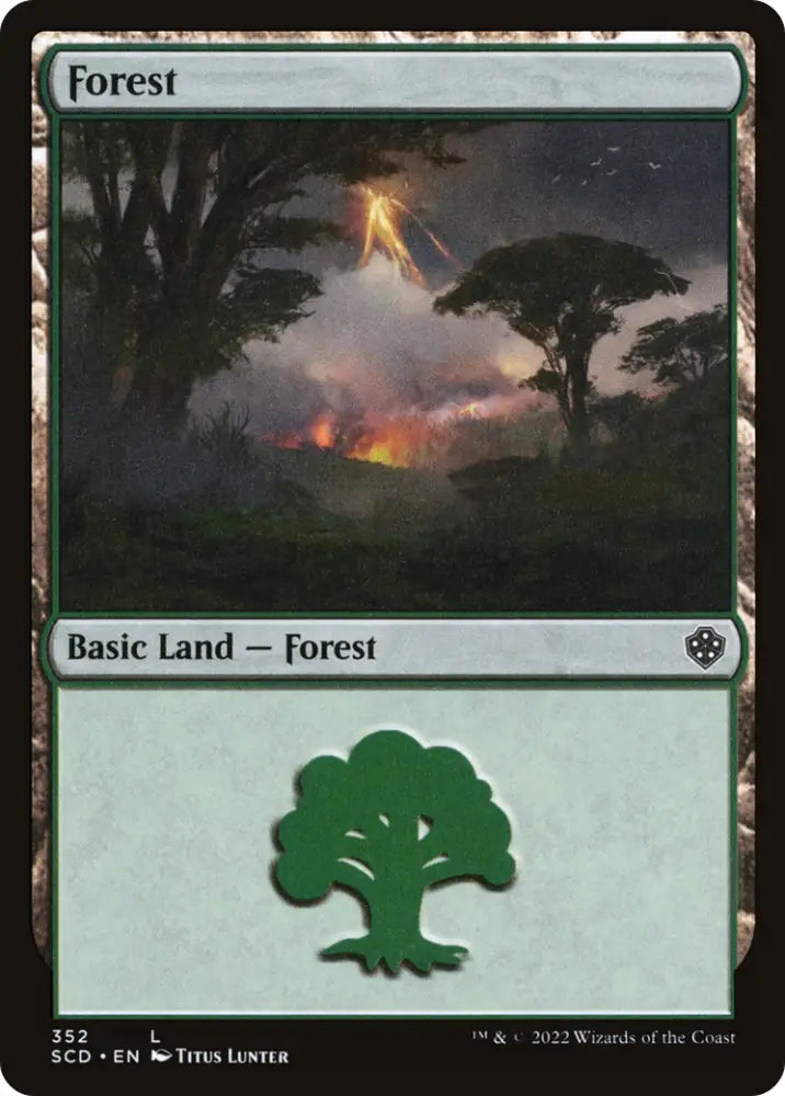 Forest (352) [Starter Commander Decks] - MTG Single