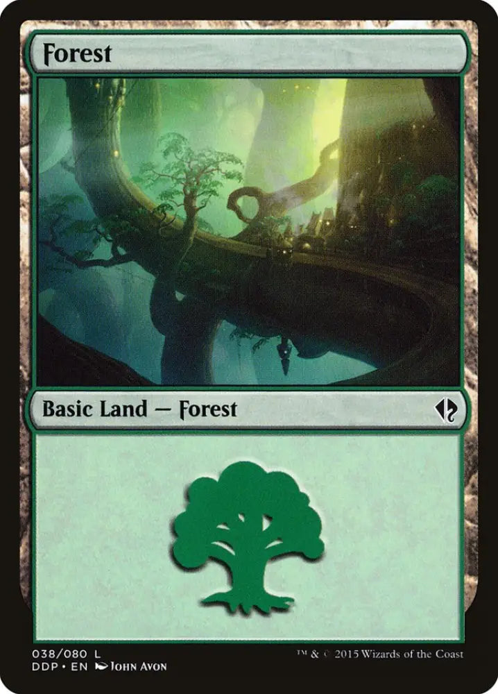Forest (38) [Duel Decks: Zendikar vs. Eldrazi] - MTG Single