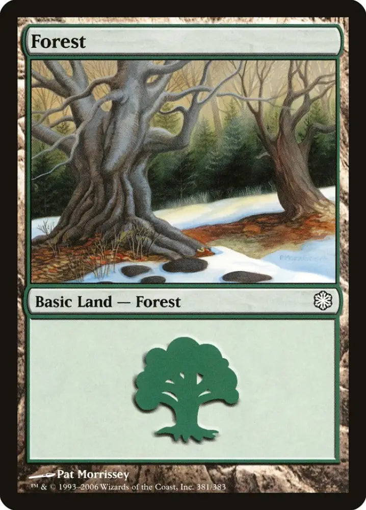 Forest (381) [Coldsnap Theme Decks] - MTG Single