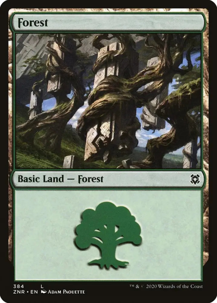 Forest (384) [Zendikar Rising] - MTG Single