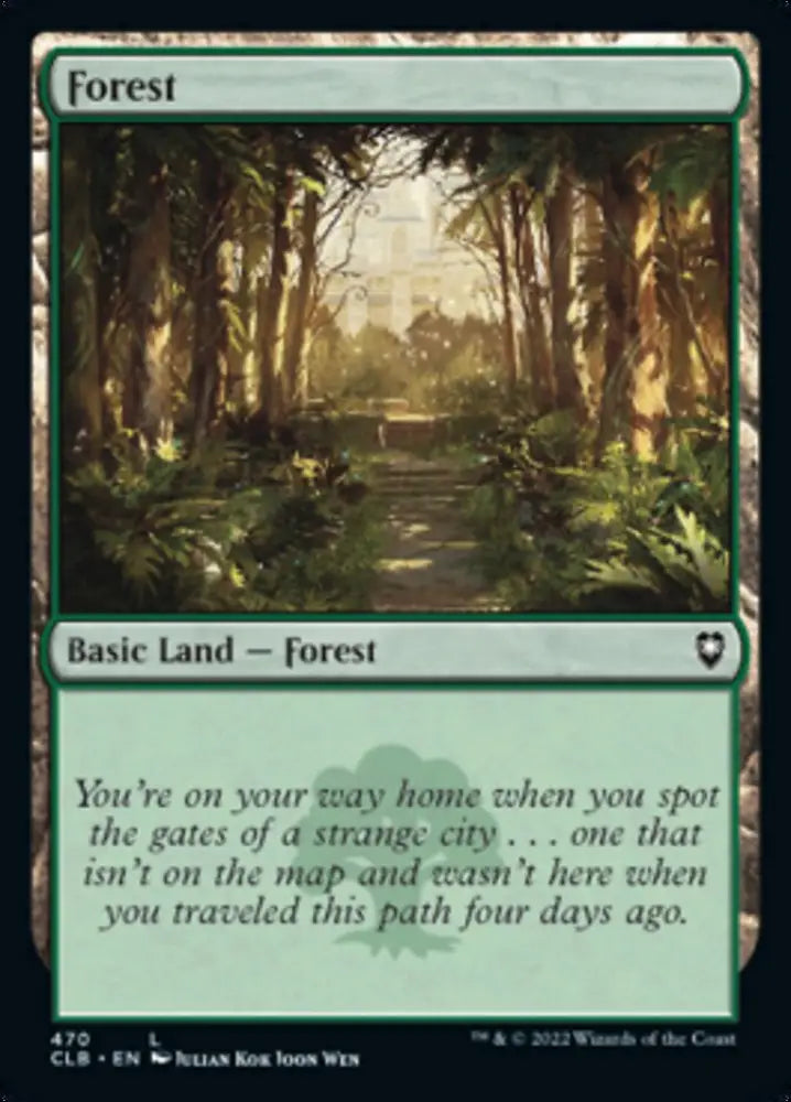 Forest (470) [Commander Legends: Battle for Baldur’s Gate] - MTG Single