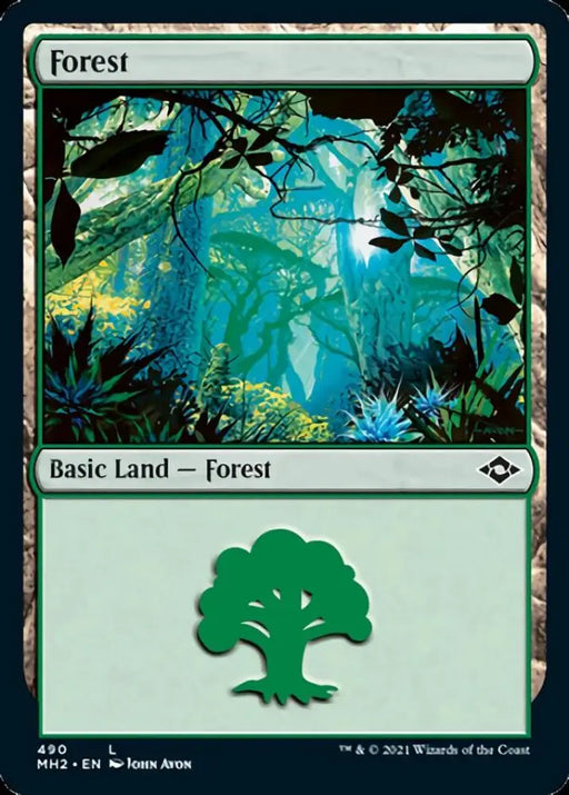 Forest (490) [Modern Horizons 2] - MTG Single