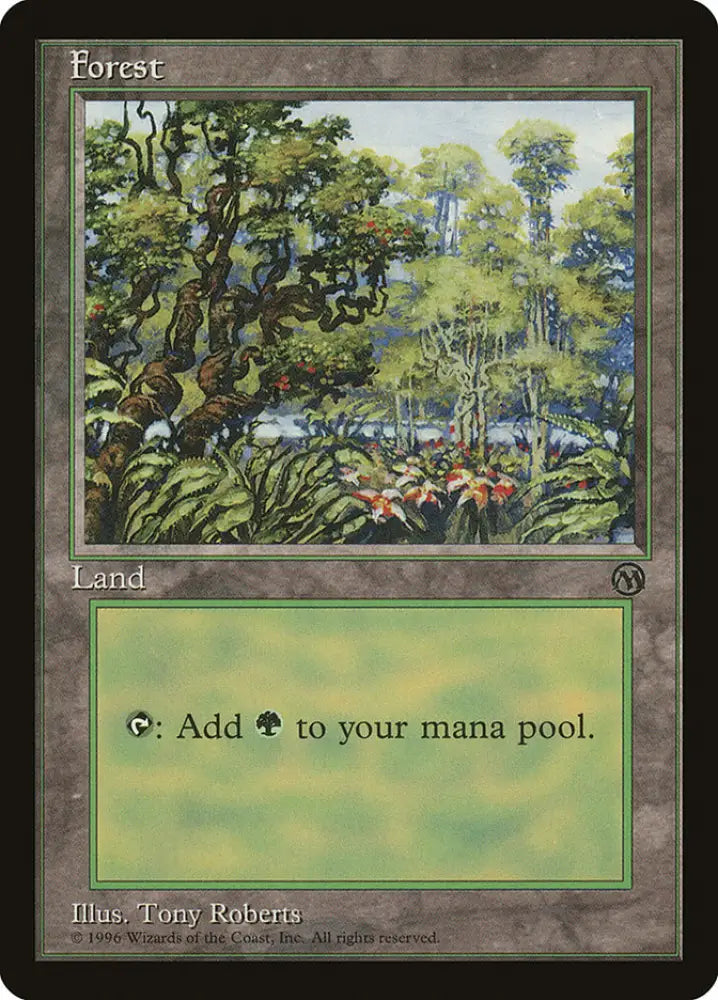 Forest (5) [Arena League 1996] - MTG Single