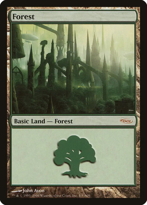 Forest (5) [Arena League 2006] - MTG Single