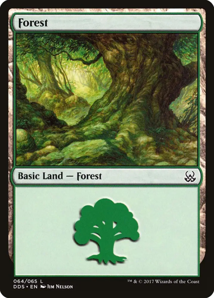 Forest (64) [Duel Decks: Mind vs. Might] - MTG Single